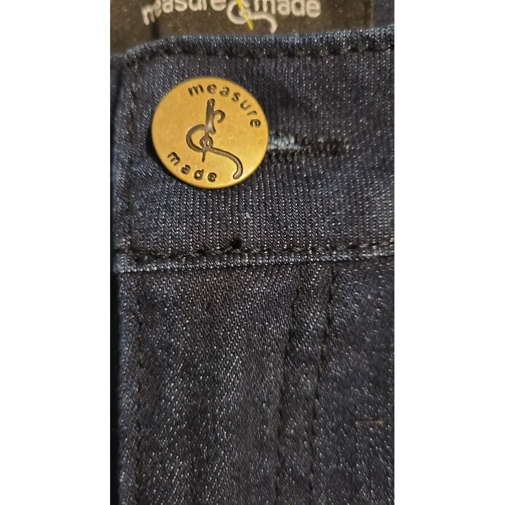 Measure & Made Cropped‎ Jeans Size 0 NWT